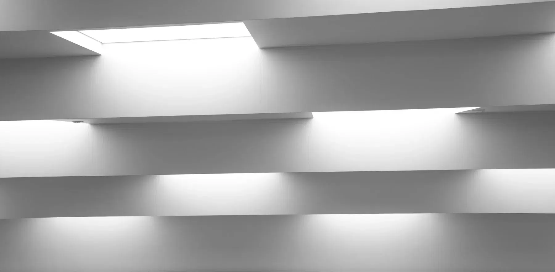 Abstract architectural planes in light and shadow